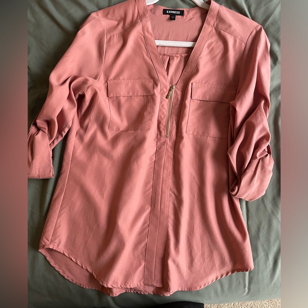 Express pink blouse
